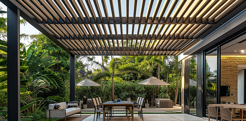 Louvered Pergola