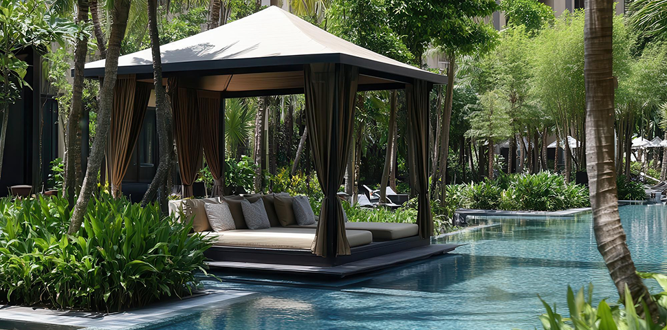 The Poolside Pavilion – A Refined Retreat Designed for Leisure